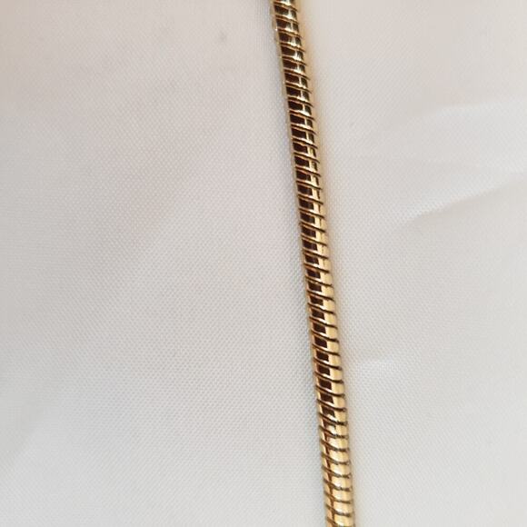 Chico's Goldtone Pave-Detail Collar Necklace - Picture 6 of 7